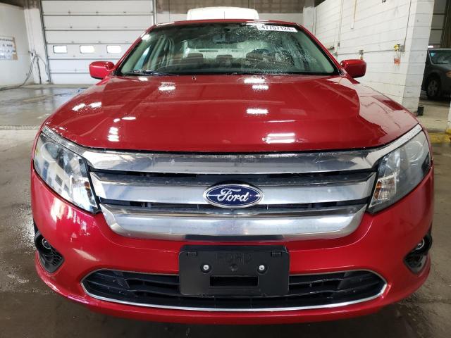 3FAHP0HGXAR280095 - 2010 FORD FUSION SE RED photo 5
