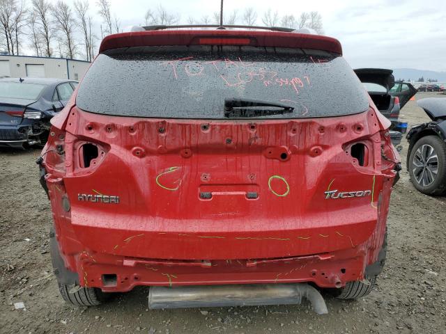 KM8JU3AC8BU144230 - 2011 HYUNDAI TUCSON GLS RED photo 6