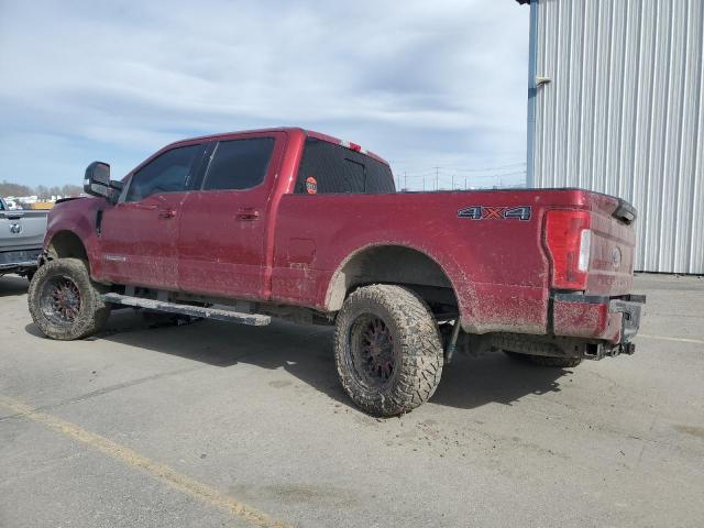 1FT7W2BT5KEG74683 - 2019 FORD F250 SUPER DUTY Бордовый фото 2