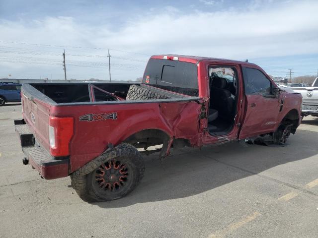 1FT7W2BT5KEG74683 - 2019 FORD F250 SUPER DUTY Бордовый фото 3