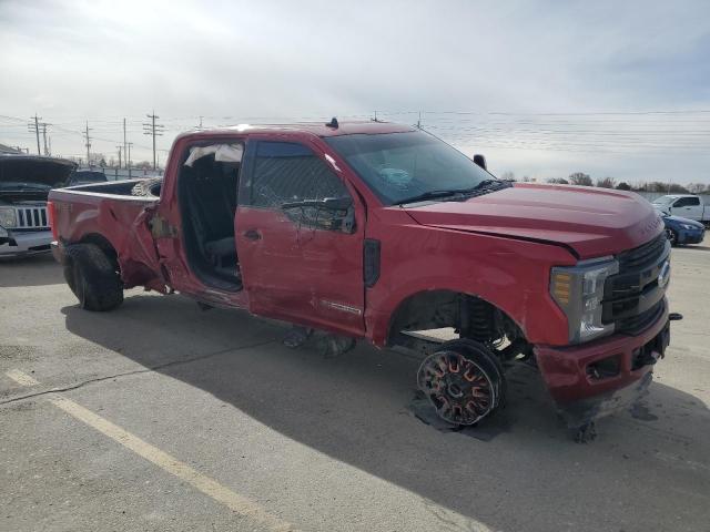 1FT7W2BT5KEG74683 - 2019 FORD F250 SUPER DUTY Бордовый фото 4