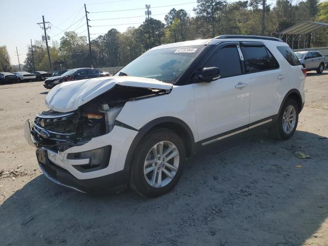 1FM5K7D80HGA84117 - 2017 FORD EXPLORER XLT WHITE photo 1