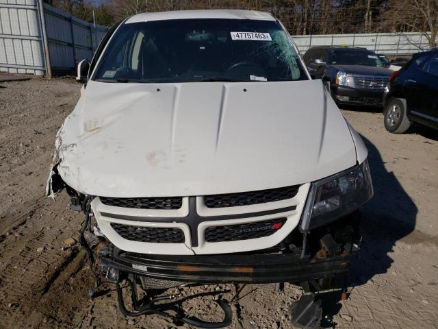 3C4PDDEGXET278642 - 2014 DODGE JOURNEY R/T WHITE photo 5