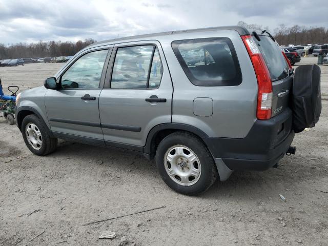 SHSRD78586U441981 - 2006 HONDA CR-V LX CHARCOAL photo 2