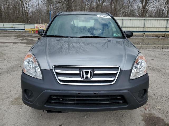 SHSRD78586U441981 - 2006 HONDA CR-V LX CHARCOAL photo 5