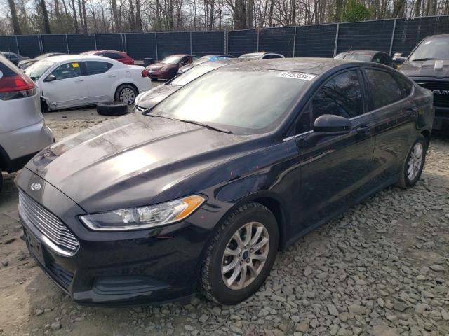 3FA6P0G77GR338407 - 2016 FORD FUSION S CHARCOAL photo 1