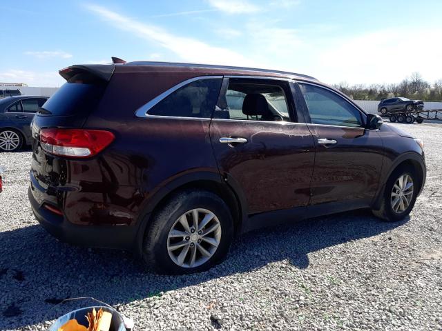 5XYPG4A38GG171450 - 2016 KIA SORENTO LX MAROON photo 3