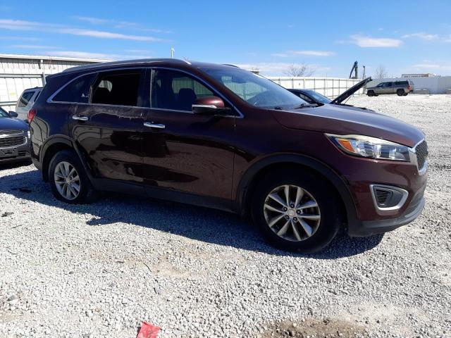 5XYPG4A38GG171450 - 2016 KIA SORENTO LX MAROON photo 4