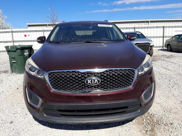 5XYPG4A38GG171450 - 2016 KIA SORENTO LX MAROON photo 5