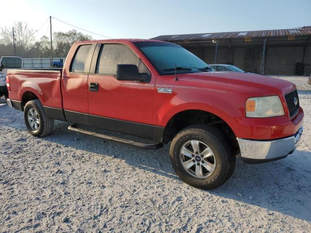 1FTRX12W55NB12796 - 2005 FORD F150 RED photo 4