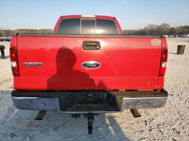 1FTRX12W55NB12796 - 2005 FORD F150 RED photo 6