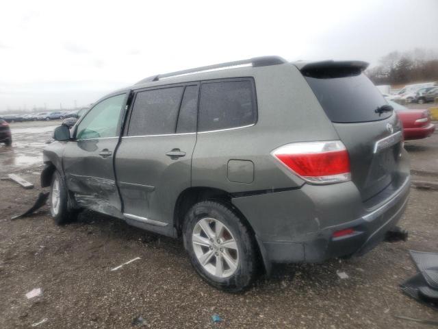 5TDBK3EH5CS127394 - 2012 TOYOTA HIGHLANDER BASE GRAY photo 2
