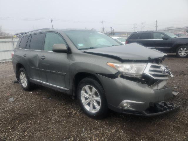 5TDBK3EH5CS127394 - 2012 TOYOTA HIGHLANDER BASE GRAY photo 4