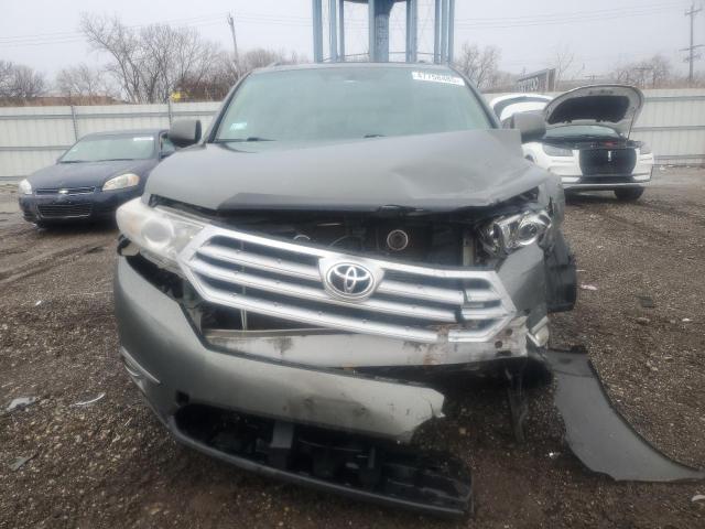 5TDBK3EH5CS127394 - 2012 TOYOTA HIGHLANDER BASE GRAY photo 5