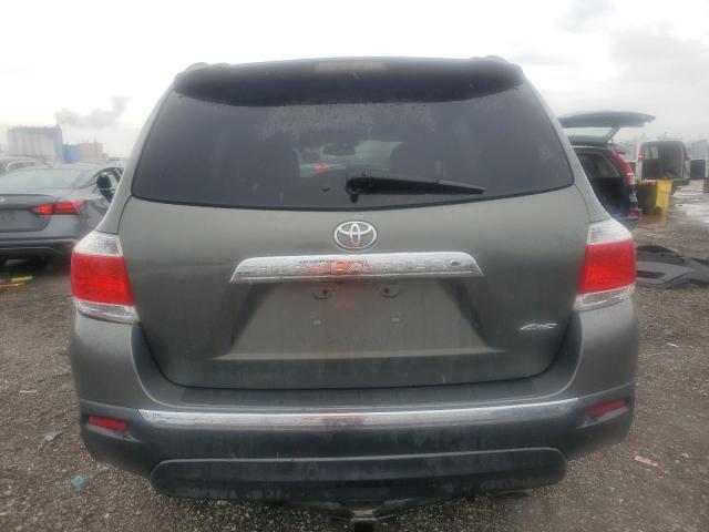 5TDBK3EH5CS127394 - 2012 TOYOTA HIGHLANDER BASE GRAY photo 6