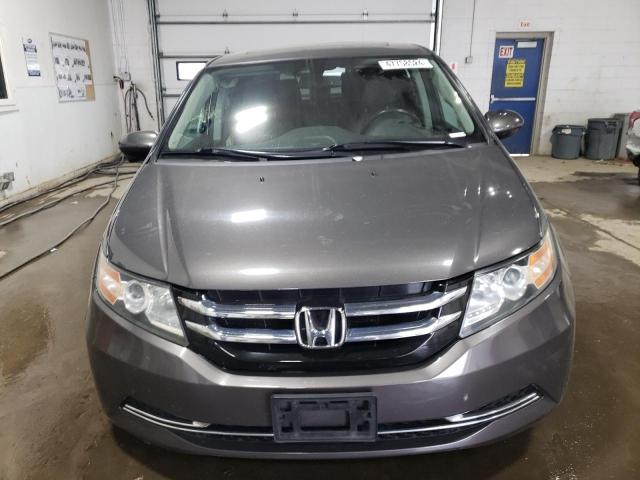 5FNRL5H67EB092432 - 2014 HONDA ODYSSEY EXL GRAY photo 5