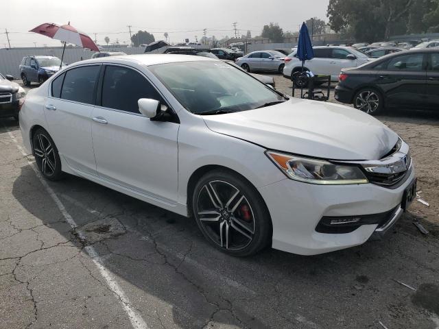 1HGCR2F53GA055257 - 2016 HONDA ACCORD SPORT WHITE photo 4