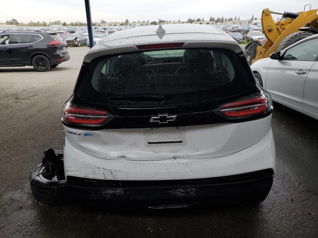 1G1FW6S04N4127920 - 2022 CHEVROLET BOLT EV 1LT WHITE photo 6