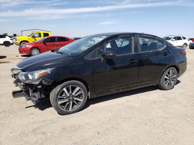 3N1CN8EV7ML865934 - 2021 NISSAN VERSA SV BLACK photo 1