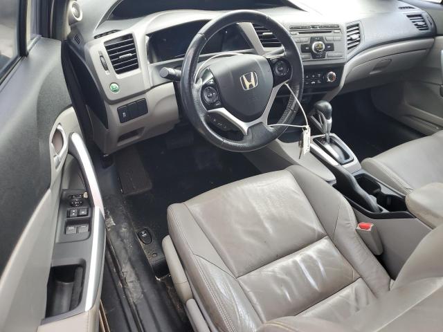 2HGFG3B13CH543518 - 2012 HONDA CIVIC EXL ნაცრისფერი ფოტო 8