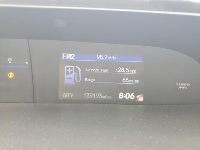 2HGFG3B13CH543518 - 2012 HONDA CIVIC EXL ნაცრისფერი ფოტო 9