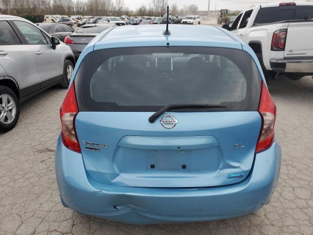 3N1CE2CP1EL426568 - 2014 NISSAN VERSA NOTE S BLUE photo 6