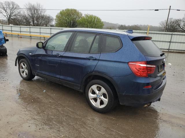 5UXWX5C59BL706930 - 2011 BMW X3 XDRIVE28I BLUE photo 2