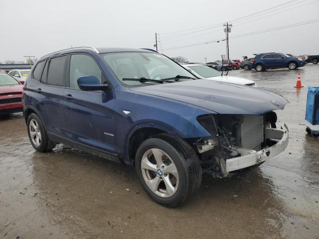 5UXWX5C59BL706930 - 2011 BMW X3 XDRIVE28I BLUE photo 4