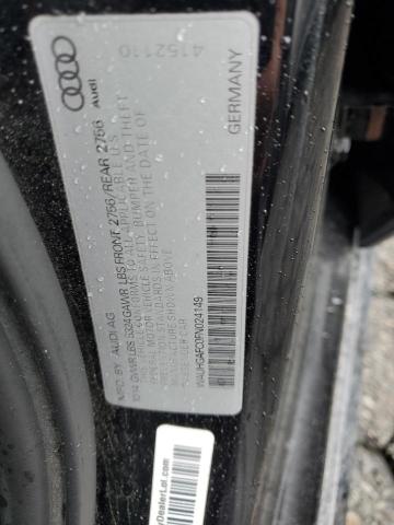 WAUHGAFC0FN024149 - 2015 AUDI A6 PRESTIGE შავი ფოტო 13