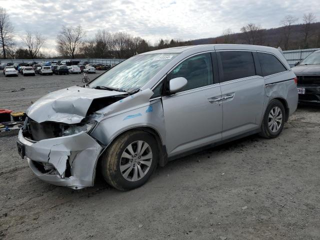 5FNRL5H6XEB109210 - 2014 HONDA ODYSSEY EXL SILVER photo 1