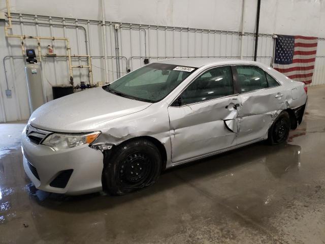 4T4BF1FK0CR158357 - 2012 TOYOTA CAMRY BASE SILVER photo 1