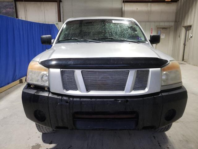 1N6AA07C38N336867 - 2008 NISSAN TITAN XE SILVER photo 5