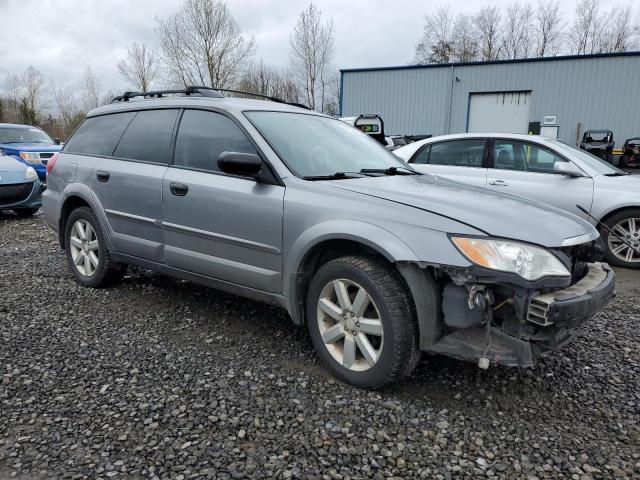 4S4BP61C187306574 - 2008 SUBARU OUTBACK 2.5I GRAY photo 4