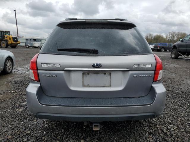 4S4BP61C187306574 - 2008 SUBARU OUTBACK 2.5I GRAY photo 6