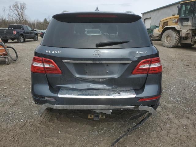 4JGDA5HB4FA603128 - 2015 MERCEDES-BENZ ML 350 4MATIC BLUE photo 6