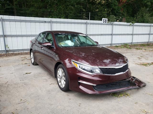 5XXGT4L37GG026039 - 2016 KIA OPTIMA LX BURGUNDY photo 1