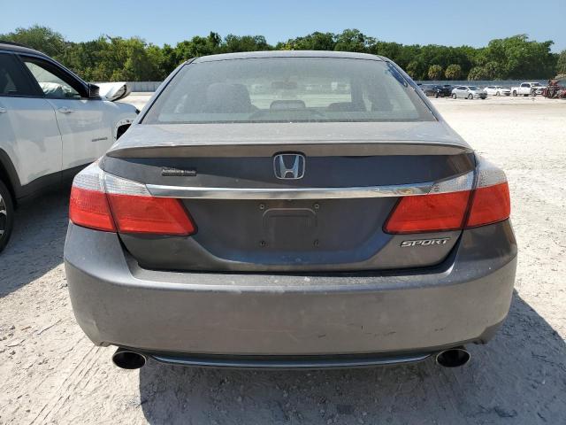 1HGCR2F56FA021165 - 2015 HONDA ACCORD SPORT GRAY photo 6