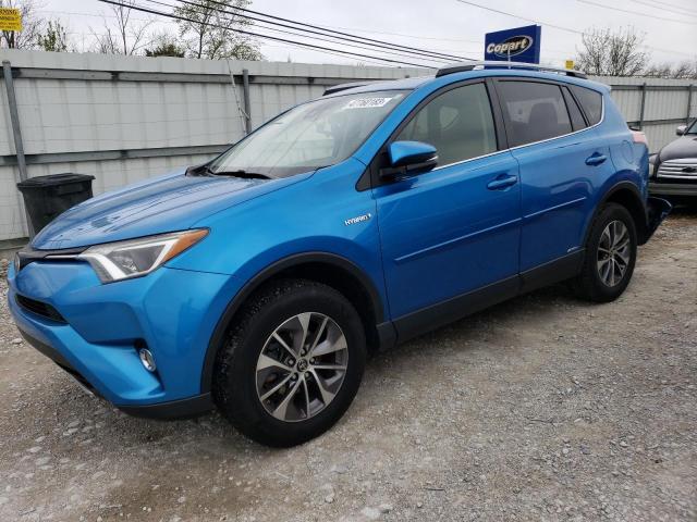 JTMRJREV6HD108026 - 2017 TOYOTA RAV4 HV LE BLUE photo 1