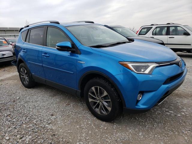 JTMRJREV6HD108026 - 2017 TOYOTA RAV4 HV LE BLUE photo 4