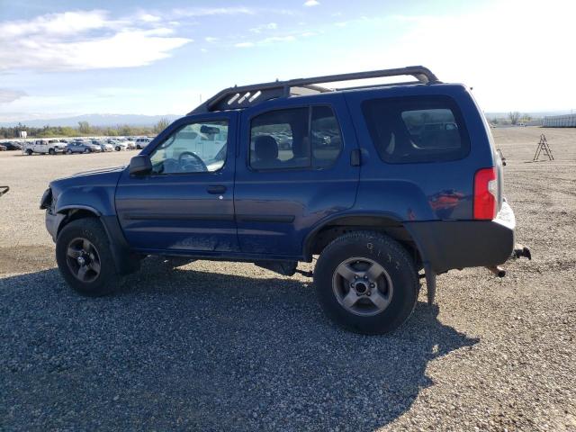 5N1ED28Y62C548761 - 2002 NISSAN XTERRA XE BLUE photo 2