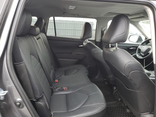 5TDGZRBHXLS517321 - 2020 TOYOTA HIGHLANDER XLE CHARCOAL photo 11