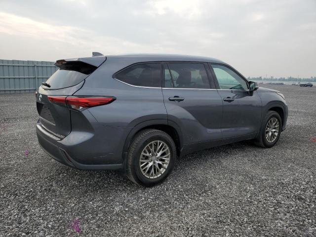 5TDGZRBHXLS517321 - 2020 TOYOTA HIGHLANDER XLE CHARCOAL photo 3