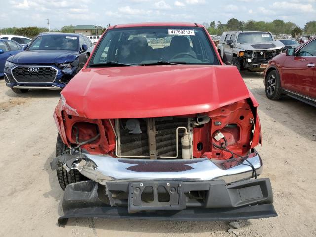 1GTDT138568263661 - 2006 GMC CANYON RED photo 5