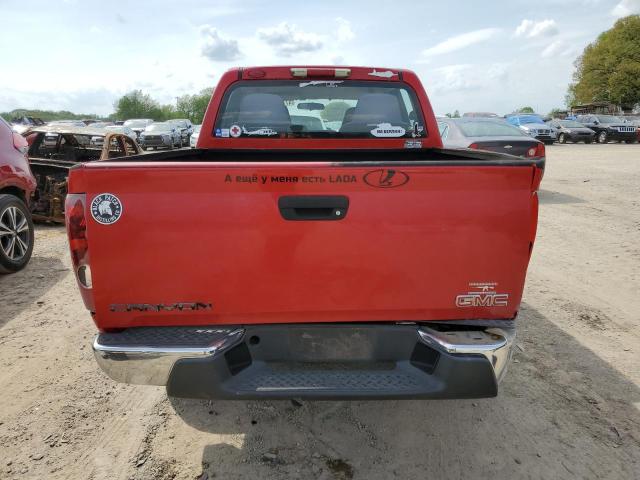 1GTDT138568263661 - 2006 GMC CANYON RED photo 6