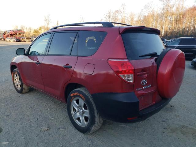 JTMBD33V285202407 - 2008 TOYOTA RAV4 RED photo 2