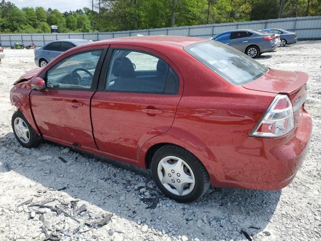 KL1TD5DE4AB086754 - 2010 CHEVROLET AVEO LS 红色 照片 2