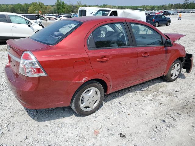 KL1TD5DE4AB086754 - 2010 CHEVROLET AVEO LS 红色 照片 3