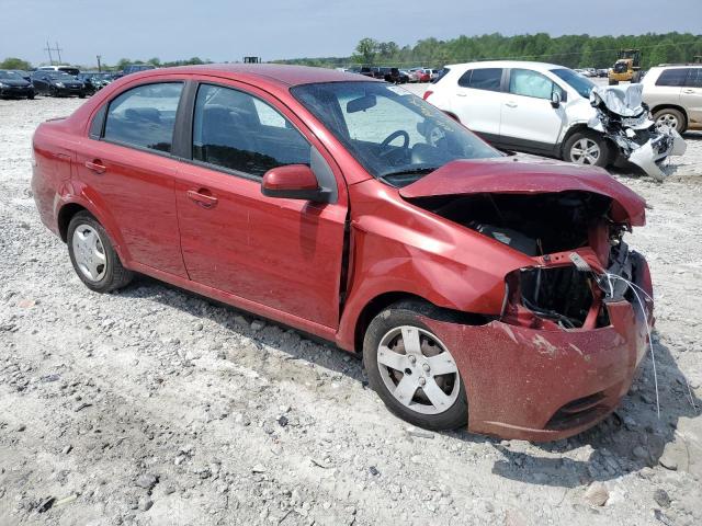 KL1TD5DE4AB086754 - 2010 CHEVROLET AVEO LS 红色 照片 4