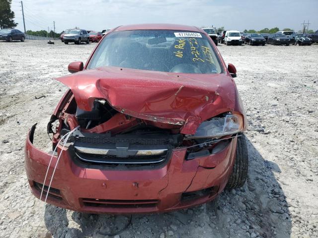 KL1TD5DE4AB086754 - 2010 CHEVROLET AVEO LS 红色 照片 5