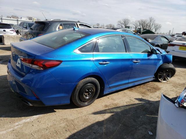 5NPE34AFXJH639966 - 2018 HYUNDAI SONATA SPORT BLUE photo 3